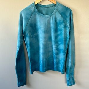 Lululemon Swiftly Tech Long-Sleeve Shirt‎ 2.0 Race Length *Marble Sz 8